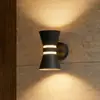 Image de Applique d'extérieur LED Lucande Meravi, anthracite, à 2 lampes, IP44