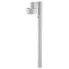 Image de Lucande LED Luminaire extérieur Elune (Moderne) en Gris Aluminium (1 lampe,à), Borne lumineuse luminaire pour socle