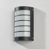 Image de CMD Applique murale LED Aqua Marco en acier inoxydable anthracite avec grille et