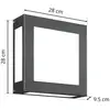 Image de CMD Applique ext. LED capteur Aqua Legendo anthracite