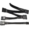 Image de be quiet! Power Cable CM-61050 Câble 3x S-ATA, 1x HDD, Longueur 900mm, Noir