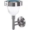 Image de esotec Solar PIR-Lampe Asinara plus, accu, détecteur de mouvement, LED lampe murale, applique, lampe de chemin, lampe extérieure, métal, argent, extérieur, outdoor, acier inoxydable, H29,5cm, 102098