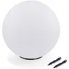 Image de Boule solaire multicolore Esotec, 7 couleurs, à piles, boule lumineuse LED, lampe solaire, lampe boule, 6500K, résistante à l'hiver, extérieur,  =40cm, 102611