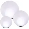 Image de Esotec 102614 Boules Solaires Multicolores - Kit de 3 Lampes LED 7 Couleurs Lumineuses avec Panneau Solaire, Batterie et Changement de Couleur pour Jardin