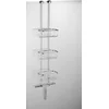 Image de Support de douche étagère douche panier avec 3 corbeilles à suspendre avec porte-serviettes et verre Raclette