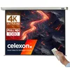 Image de celexon Pro Écran de Projection motorisé 85" | 180x135 cm 4:3 | Écran motorisé 4K, Full-HD pour Les Projections au Bureau et en Home Cinéma | pour Montage au Plafond/au Mur | avec télécommande