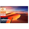 Image de celexon Expert PureWhite Écran de Projection 135" | 300x169 cm 16:9 | Cadre de présentation étroit Blanc Mat 4K, Full-HD pour Home cinéma et Bureau vidéoprojecteur | Fixation Murale discrète
