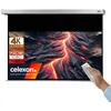 Image de celexon Pro Plus Écran de Projection motorisé 100" | 220x137 cm 16:10 | Écran motorisé 4K, Full-HD pour Votre vidéoprojecteur Home Cinéma | pour Montage au Plafond/au Mur | avec télécommande