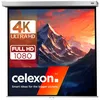 Image de celexon Pro Plus Écran de Projection Manuel 65" | 120x120 cm 1:1 | Écran 4K, Full-HD Extensible manuellement pour Les présentations de Bureau et Le Home Cinéma | Montage Mural & au Plafond