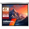 Image de celexon Pro Plus Écran de Projection Manuel 120" | 240x180 cm 4:3 | Écran 4K, Full-HD Extensible manuellement pour Les présentations de Bureau et Le Home Cinéma | Montage Mural & au Plafond