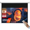 Image de celexon Basic Écran de Projection motorisé 90" | 200x113 cm 16:9 | Écran Full-HD 4K pour Le Home Cinéma ou présentations de Bureau | adapté au Montage Plafond ou au Mur | télécommande Incluse
