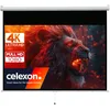 Image de celexon Basic Écran de Projection Manuel 90" | 200x113 cm 16:9 | Écran Extensible Full-HD 4K pour Le Home Cinéma & présentations de Bureau | écran adapté au Montage au Plafond ou au Mur