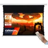 Image de celexon Basic Écran de Projection motorisé tensionné 90" | 200x113 cm 16:9 | Écran FullHD 4K avec câbles de Tension pour Home Cinéma & présentations | Montage Plafond/Mur | Télécommande Incluse