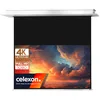 Image de celexon Professional Plus Écran de projection encastrable motorisé 90" | 200x113 cm 16:9 | Écran de cinéma maison 4K Full HD pour vidéoprojecteurs | installation au plafond | interrupteur mural fourni