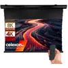 Image de celexon Écran de Projection motorisé UST celexon HomeCinema Plus en Noir 110" | 243.5x137 cm 16:9 | 4K Full HD 3D | Écran pour vidéoprojecteurs à focale Ultra-Courte | pour Montage au Plafond/Mur
