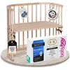 Image de babybay Original lit cododo en bois de hêtre massif / compact et modulable / hauteur du lit réglable en continu / lit bébé évolutif (naturel non traité) / Sans matelas