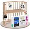 Image de babybay Original lit cododo en bois de hêtre massif/compact et modulable/hauteur du lit réglable en continu/lit bébé évolutif (vernis naturel) / Sans matelas