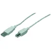 Image de LogiLink CU0009 Câble USB 2.0 Mâle/Mâle 5 m Gris