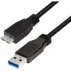 Image de LogiLink CU0026 Câble USB 3.0 A Mâle/Micro B Mâle 1 m Noir