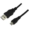Image de LogiLink CU0034 Câble USB 2.0 A Mâle/Micro B Mâle 1,80 m Noir