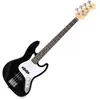 Image de Rocktile Fatboy II BK E-Bass Black - Jazz-Style E-Bass - 2 Single Coil Pickups - Corps : Tilleul - Manche : Palissandre - Mensure : 34" Longscale - Noir