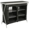 Image de CampFeuer Armoire de camping pliable - 110 x 47 x 90 cm - Cuisine de camping avec 2 ouvertures zippées - Étagère de camping avec structure en aluminium - Armoire de camping pliable - Cuisine de