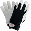 Image de Nitras 8905 dexter 1 mechanikerhandschuh-cuir-noir/blanc
