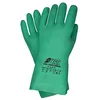 Image de Nitras 3450 12Paar velourisiert gants nitrile taille 7-10 ans, vert