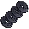 Image de Set de disques d'haltère de 10 kg de ScSPORTS 4 x 2,5 kg poids en fonte trou de perçage 30/31 mm - contrôlé par Intertek + examen réussi