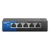 Image de Linksys Switch Non Manageable Gigabit Avec 5 Ports Lgs105-Eu(ethernet Maison et Bureau Avec Boîtier Métallique, Séparateur ethernet au Mur Ou sur Un Bureau, Plug & Play)