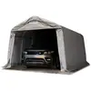 Image de TOOLPORT Tente-Garage carport 3,3 x 4,8 m d'élevage abri agricole Tente de Stockage bâche PVC 800 N Armature Solide Gris