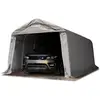 Image de TOOLPORT Tente-Garage carport 3,3 x 6,0m d'élevage abri agricole Tente de Stockage bâche PVC 800 N Armature Solide Gris