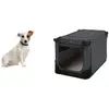 Image de Maelson Soft Kennel Cage pour Chien Anthracite 62 x 41 x 41 cm