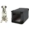 Image de Maelson Caisse de Transport Pliable Souple pour Chien Anthracite Taille L 92 x 64 x 64 cm