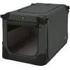 Image de Maelson Soft Kennel Cage de Transport Pliable pour Chien Anthracite Taille XXL 120 (120 x 77 x 86 cm)