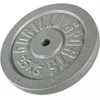 Image de GORILLA SPORTS Disques de Poids en Fonte Noire/Argent - De 0,5 KG à 30 KG