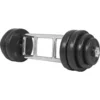 Image de GORILLA SPORTS® Triceps Bomber - 35kg, Set avec 8 Disques Poids et 2 Fermetures Etoile, Ø 30 mm, Max. Charge 200 kg - Barre d'Haltère Triceps, Cadre pour Biceps Trainer, Fitness, Musculation, Gym