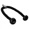 Image de Gorilla Sports® Corde Triceps - 68/85/ 100 cm, en Nylon, Max. 150 kg, Antidérapante, Noir - Corde de Traction, à Tirer, Câble pour Biceps/Triceps, Musculation, Équipement de Gym, Fitness