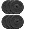 Image de GORILLA SPORTS® Disque Musculation - Simple 1,25-15kg / Jeu 27,5-30 kg, Réglable, Ciment, Plastique, Ø 31 mm, Noir - Set de Poids, Matériel de Musculation, Sport Maison, Fitness, Salle de Sport