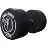 Image de Gorilla Sports® Haltères rondes en caoutchouc à barre courte - En lot/individuels - Poignées ergonomiques en chrome - 16 variantes de poids (2-50 kg), 32,5 kg.