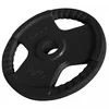 Image de Gorilla Sports® Disque d'haltère 50/51 mm olympique en caoutchouc Gripper, 10 KG