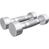 Image de GORILLA SPORTS® Haltères - Poids de 2-30 kg, Individuel/Ensemble, Ronds, Antidérapante, Acier, Chromé - Haltères Courts, Dumbbell, Musculation, Entraînement, Fitness, Gym Équipement, Haltérophilie