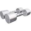 Image de GORILLA SPORTS® Haltères - Poids de 2-30 kg, Individuel/Ensemble, Ronds, Antidérapante, Acier, Chromé - Haltères Courts, Dumbbell, Musculation, Entraînement, Fitness, Gym Équipement, Haltérophilie