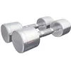 Image de GORILLA SPORTS® Haltères - Poids de 2-30 kg, Individuel/Ensemble, Ronds, Antidérapante, Acier, Chromé - Haltères Courts, Dumbbell, Musculation, Entraînement, Fitness, Gym Équipement, Haltérophilie