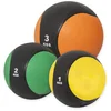 Image de Balle de médecine Gorilla Sports® - En caoutchouc - 1 à 10 kg - Balle individuelle de fitness, A: 6 KG-Set (1 KG + 2 KG + 3 KG)