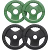 Image de Gorilla Sports® Disque d'haltère 50/51 mm olympique en caoutchouc Gripper, B: 30 KG (2 x 5 KG + 2 x 10 KG)