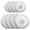 Image de GORILLA SPORTS® Disque Haltere - Jeu de 4 x 2,5/4 x 5kg, Fonte, 30/31mm, Chromé - Disque Musculation, Poids Fonte, Poids Haltere