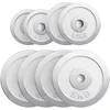 Image de GORILLA SPORTS® Disque Haltere - Jeu de 4x5/2x2,5/2x1,25kg, Fonte, 30/31mm, Chromé - Disque Musculation, Poids Fonte Musculation, Poids Haltere, Disque Poids Musculation, Disque Haltere