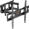 Image de RICOO S6244 Support Mural TV 40 42 43 48 50 55 58 60 65 Pouces VESA 200x200 à VESA 400x400 Orientable Inclinable Rotatif Universel Fixation Murale TV