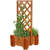 Image de Melko voûte de Rose voûte Plante Pot pergola Treillis Aide Porte de Pot de Fleur voûte Porte en Bois